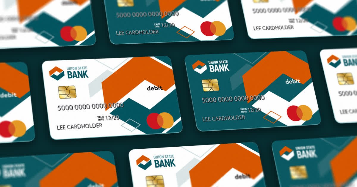 marketingsjc's tweet photo. Part of the fun in working with clients in the banking industry is getting to help design materials across multiple channels. This includes a professional debit card design, like we created for one of our banking clients. #ThinkDesignThursday #design #logo #branding https://t.co/vAdVQ9eKrw