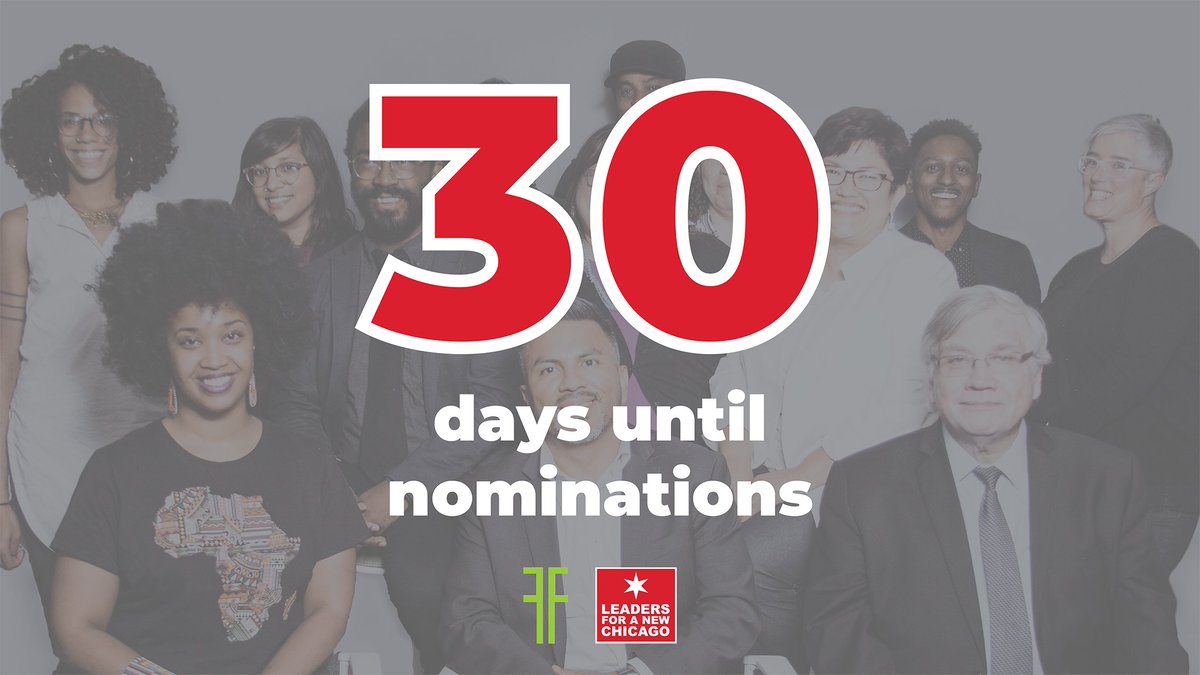 FieldFoundation's tweet photo. The countdown continues... #30daysremaining
The Field Foundation launches second year of the Leaders for a New Chicago award. We are recognizing leaders across Art, Justice and Media & Storytelling in Chicago. Nomination portal will open February 1, 2020.
More details to come! https://t.co/VrfOhICN4r