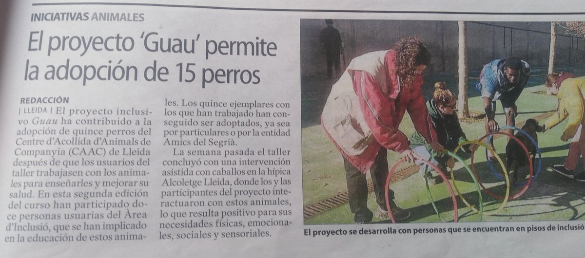 Consolidación de proyectos comunitarios que favorecen la reciprocidad y la autoestima #personesensellar #trabajosocial #inclusión <a href="/paerialleida/">Ajuntament de Lleida</a> @BenestarSocial