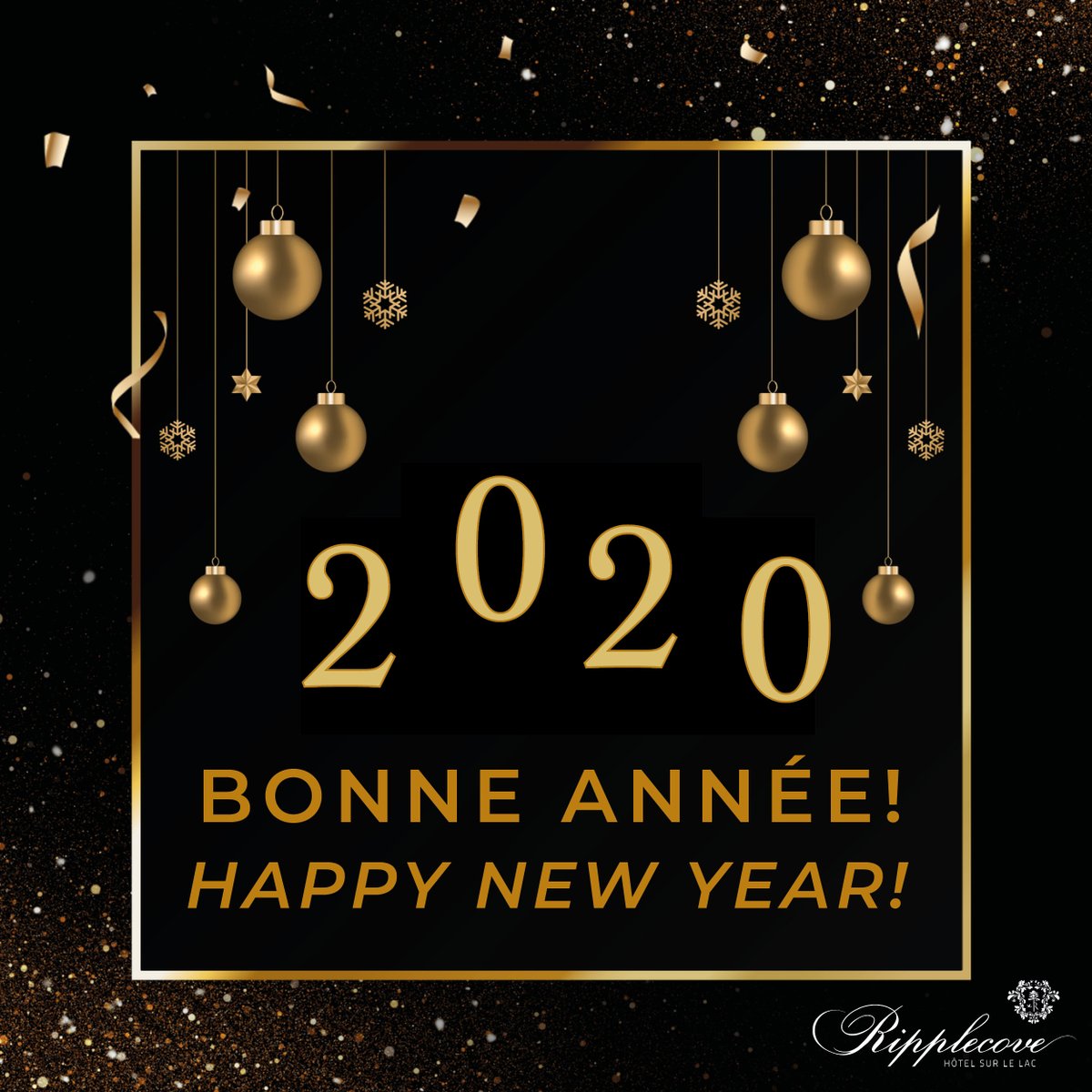 Belle et heureuse année à tous! De la santé, du bonheur et tout plein de petites et grandes surprises! Au plaisir de vous accueillir en 2020! 
//
Happy New Year to all! Health, happiness and plenty of little and big surprises! Looking forward to welcoming you in 2020!