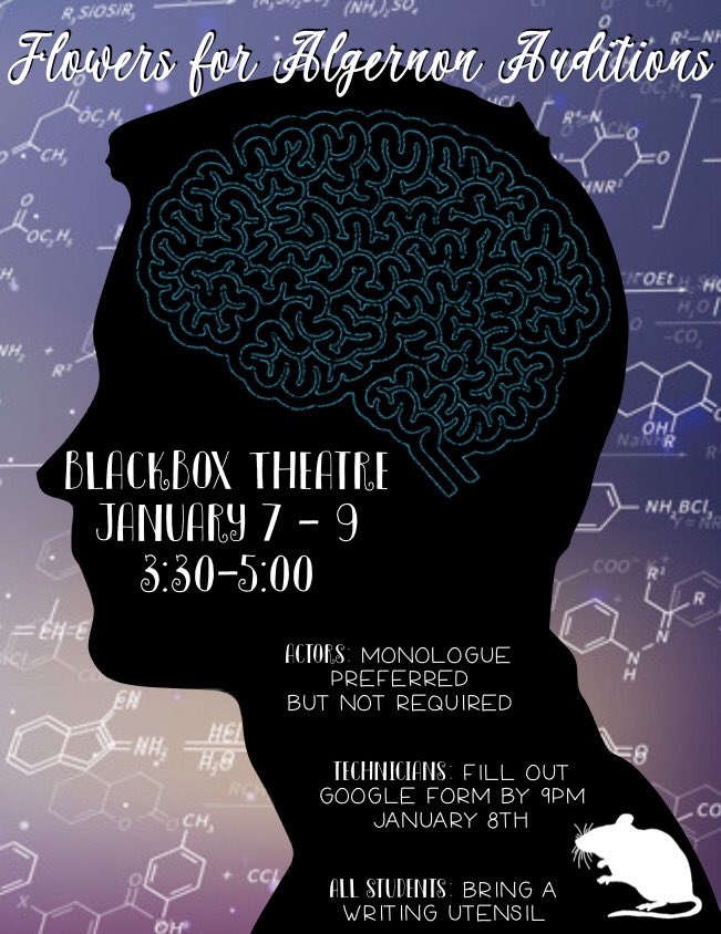 New year/decade? Means time for new show/auditions! Talk to Sharp if you have any questions/want access to the technician form! #beawonder #wondersnevercease #mykcs #wonderstheatre