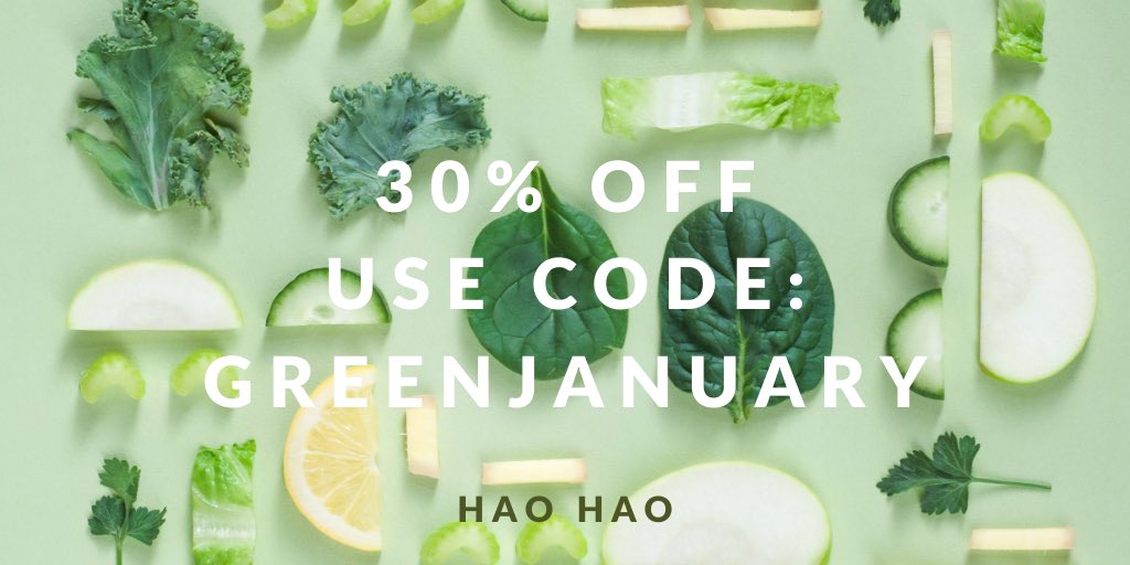 “Nothing will benefit human health and increase the chances for survival of life on Earth as much as the evolution to a vegetarian diet” - Albert Einstein 
Become more green this January.
Use code GREENJAN at the checkout and get  30% off on all orders.
#greenjanuary
#januarysale