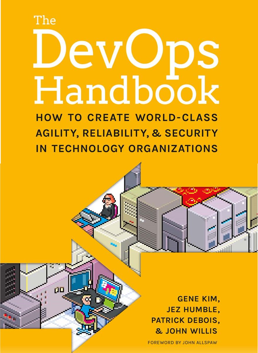 AzureDevOps's tweet photo. "...a great addition to anyone that is passionate about evangelizing #DevOps within their company..."

App Dev Manager, Kerry Duggento gives us a review of the #DevOps Handbook. Read more: https://t.co/XcSN8RuZCe https://t.co/bzpZ8ew7RU