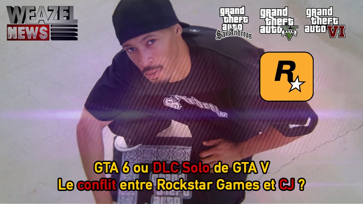 Rockstar_Mag's tweet photo. La thèse de l'annulation du DLC Solo de #GTAV #GTA5 avec le retour de CJ confirmée par le conflit entre #RockstarGames et #YoungMaylay ? Ou déception par rapport à #GTA6 #GTAVI ? On décrypte tout ça en vidéo !
https://t.co/0gVzKIInH8 https://t.co/YjcpmGzgDY