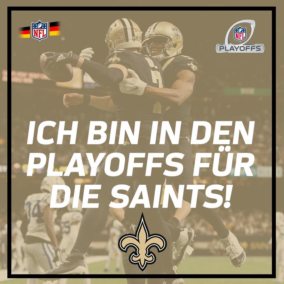 RETWEET, wenn du dem Team um Superstar Taysom Hill die Daumen drückst! ⚜️ #Saints #NFLPlayoffs #ranNFL