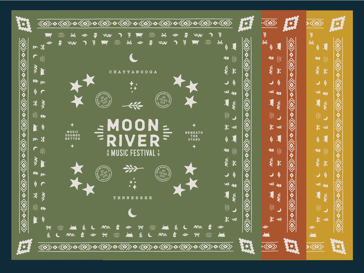 dribbble's tweet photo. Moon River bandanas by Casey Yoshida for Southside Creative https://t.co/f4sjr232bK

#design #dribbblers #dribbble #bandana #illustration https://t.co/fRiddSW9no
