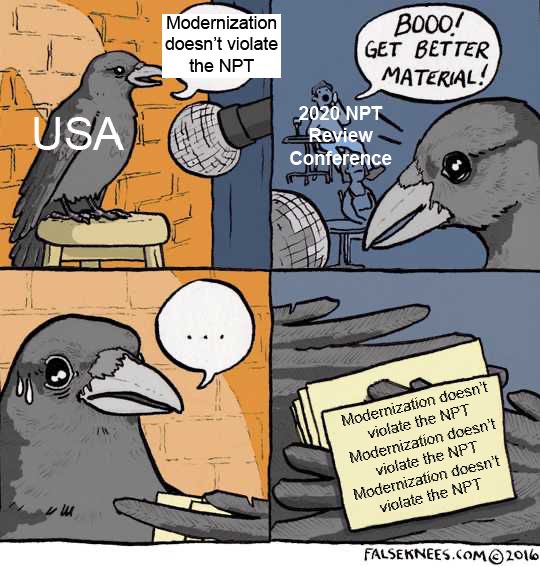 NuclearMemes's tweet photo. nUClear MOdErniZATion DOesN’T VIOLatE tHE npT BecAUSe iT Only gOveRnS QuantiTY https://t.co/Xr5s3CRyFm