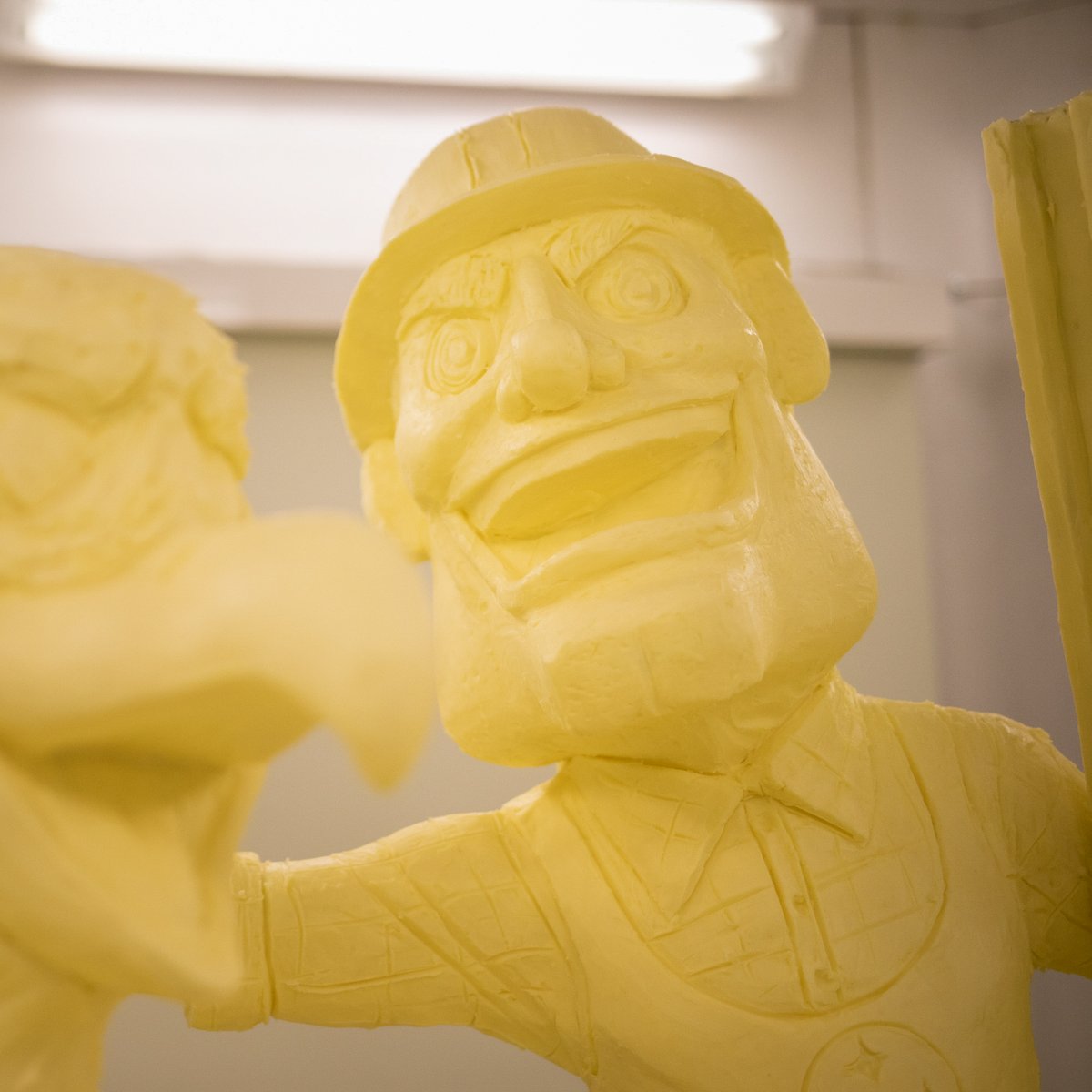 Steely McBeam butter sculpture.