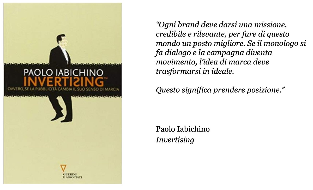 marisandralizzi's tweet photo. @fpmarconi @Rizzoli_Books Con la ricerca della verità possiamo ridare un senso alla comunicazione.
@Iabicus le ha dato il nome di #Invertising, perché inverte la rotta della pubblicità, sceglie una nuova grammatica per contribuire a rendere il mondo un posto migliore.
@TEDxTrento https://t.co/alOt8Y55Eb https://t.co/q0lSFF3yUb
