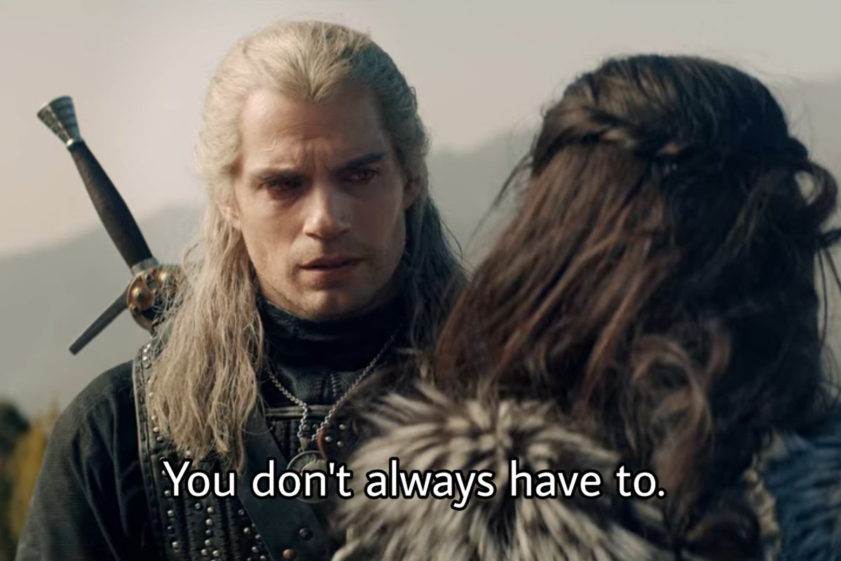 Such a powerful sentence 🙏 #TheWitcher