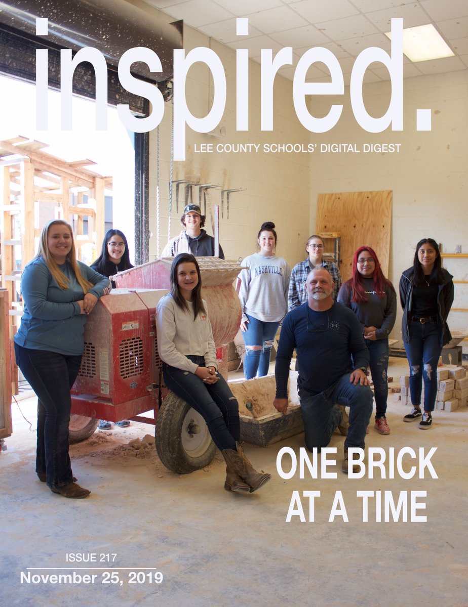 leecoschoolsnc's tweet photo. ICYMI: Wow! Josephine Shelton can lay 214 bricks in just 20 minutes. But what she and her fellow students learn from @LCHS_Sanford_NC construction teacher Chris Garner is more than masonry. It's about building a path for life.

More:
▶️ https://t.co/q7lJV2Incu
#LCSinspired https://t.co/YROgcwuHx2