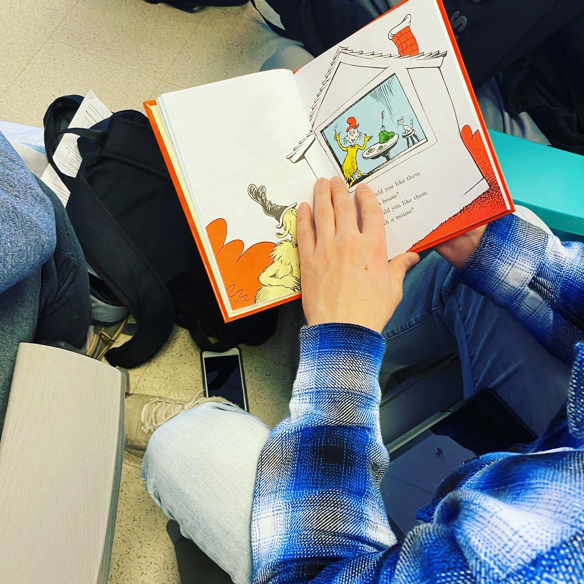 MrsGilbertsonLC's tweet photo. Started our new year by reading Dr. Seuss books searching for economic terms and concepts #lctigerpride https://t.co/w5aCnGQnla