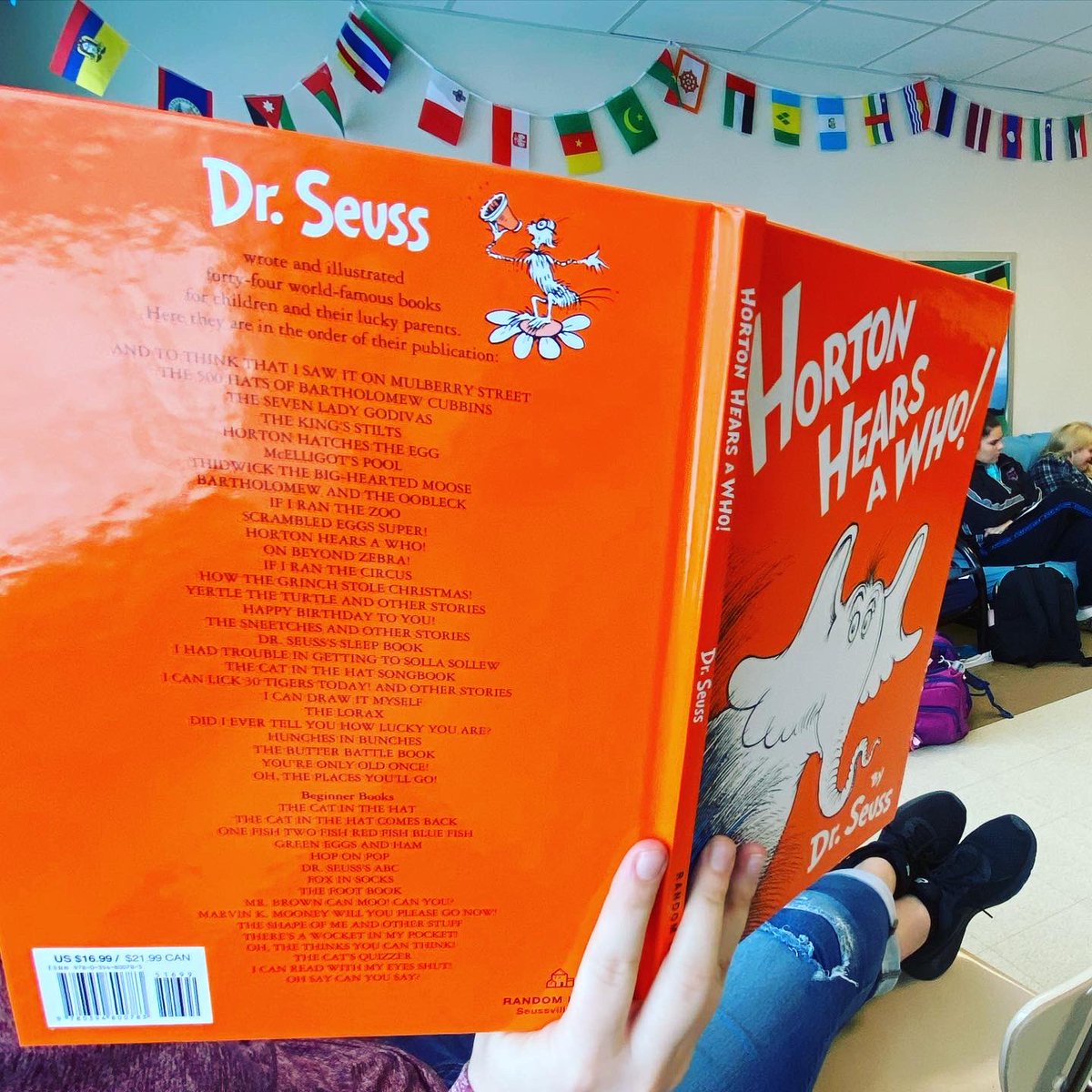 MrsGilbertsonLC's tweet photo. Started our new year by reading Dr. Seuss books searching for economic terms and concepts #lctigerpride https://t.co/w5aCnGQnla