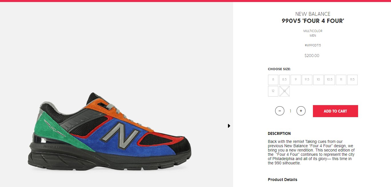 new balance 990v5 four 4 four