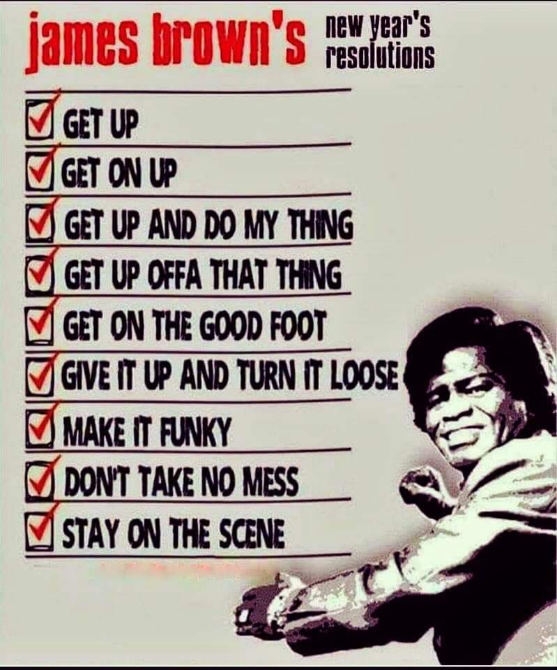 jamesgleventhal's tweet photo. 2020 resolutions for sure! Thank you @warrzone 🕺🏽What are your top 3?: #GetUpOffaThatThing #MakeItFunky #DontTakeNoMess https://t.co/wgFwdkD0dt