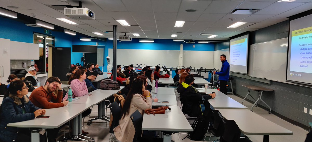 Welcoming our new Fitness and Health Promotion students today! <a href="/HumberOteam/">Humber Orientation</a> @humberFHSW