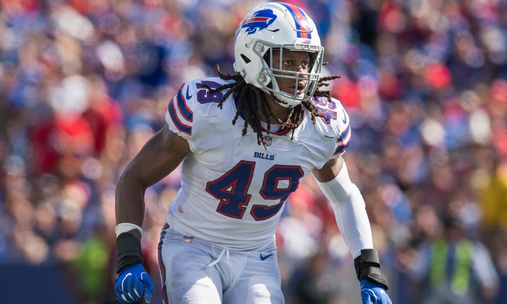 NFL_Stats's tweet photo. Tremaine Edmunds is the 1st player in #NFL History with two seasons of 100+ tackles by the age of 21

(via @fieldyates) https://t.co/lCgM1ocPxS