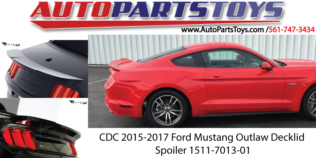 autopartstoys's tweet photo. CDC 2015-2017 Ford Mustang Outlaw Decklid Spoiler 1511-7013-01 

Buy From👉👉 https://t.co/ucmV1Hnv5x

#cdc #ford #mustang #outlaw #decklid #spoiler #regrann #artist #speed #daymolition #cars #mustanggt #atlanta  #trufiber #traplife #chevy #skullrings #car #americanmuscle #racing https://t.co/GIiu1qhEjJ