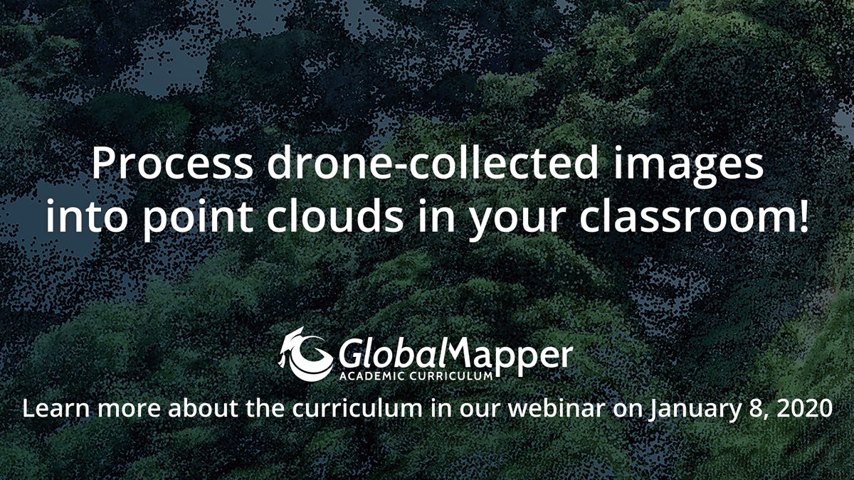 BlueMarbleGeo's tweet photo. Join us in a webinar to learn more about the free Global Mapper academic lab that teaches students how to use the Pixels-to-Points tool for generating point clouds from drone-captured images. https://t.co/eYhx8uj8WM

#pointclouds #gis #globalmapper #bluemarble #academiclab https://t.co/Lz6NPeefwp