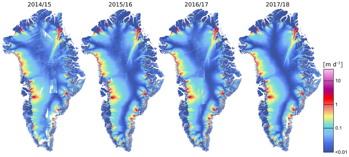 ESA_EO's tweet image. What’s happening to #Greenland’s ice? 
This new observational dataset, developed through @esaclimate, aims at answering this question by combining 30 years of 🛰️ observations of the icesheet’s surface height, mass &amp;amp; movement with climate model output. esa.int/Applications/O…