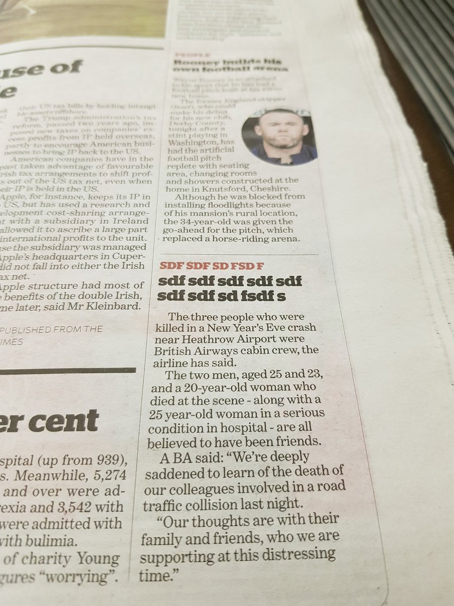 baptistjon's tweet image. Whoops! Someone at the i newspaper hasn't quite sobered up from New Years yet... @theipaper #proofreadingfail