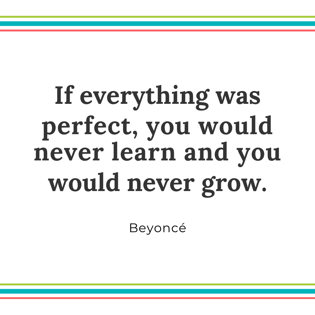 You don't have to be perfect all of the time. Go for good enough. Avoid thinking about the ways in which you failed, and celebrate the things that you succeeded in doing. #ThursdayThoughts