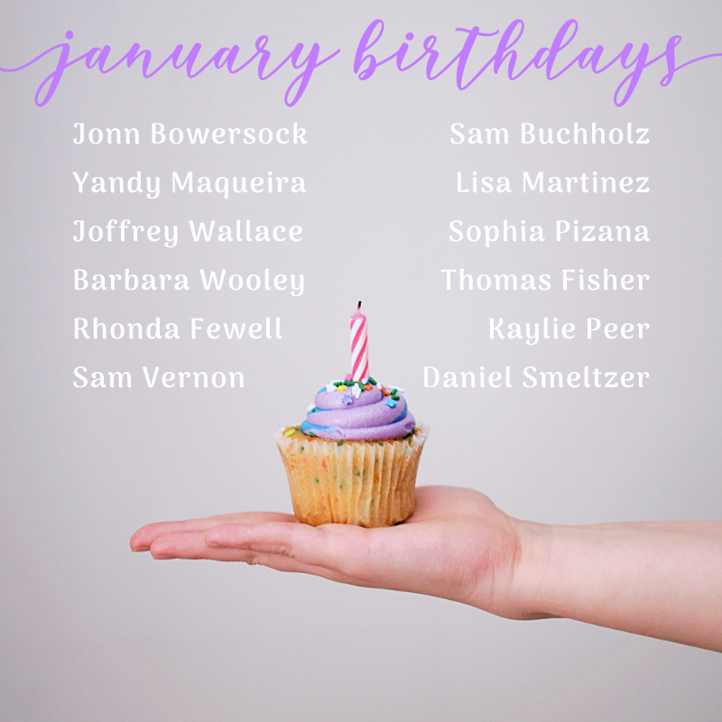 pegasus_dallas's tweet photo. Happy birthday to all of our Pegasus Team Members celebrating in January! We wish you all a wonderful day and upcoming year. #PegasusLogisticsGroup #PegasusCulture #January #Birthdays #TheDifferenceIsFun https://t.co/Pl3RJD1MrK