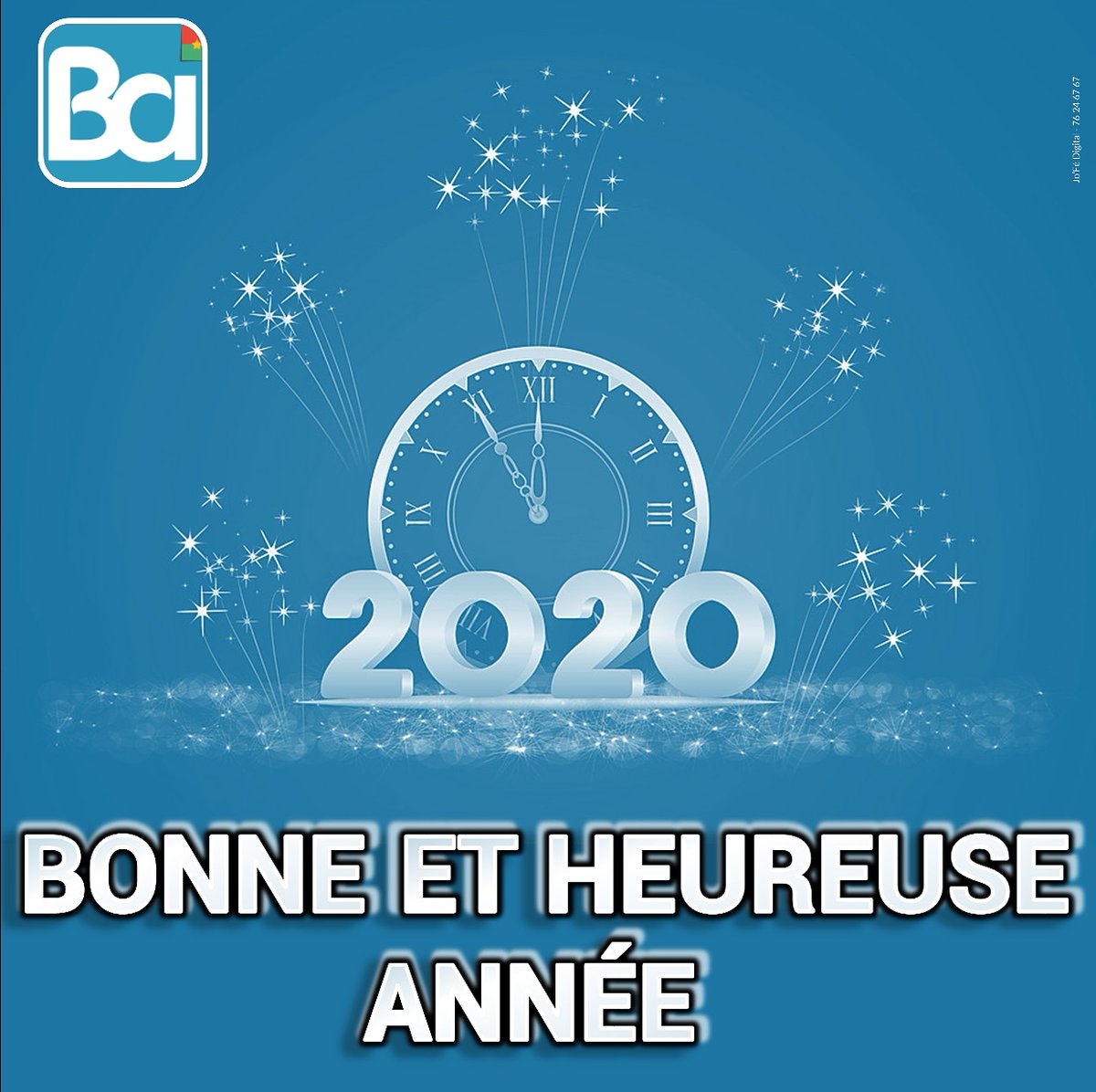BurkinAction226's tweet photo. Toute l‘équipe de @Burkinaction vous souhaite une bonne et heureuse année 2020.

#BonneAnnée_2020
#Burkinaction  #Networking https://t.co/gbpKPH2zvP