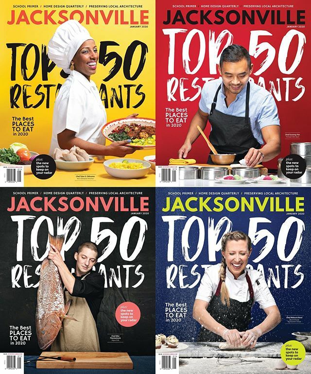 For this year's @jacksonvillemag Top 50 Restaurants issue we wanted to put the chefs front and center. The cover shoots in my studio were some of my favorite of all time, and we loved them all so much we decided to have each chef star on their own cover!… ift.tt/2u87B8l
