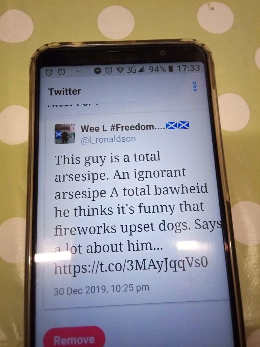 Macaulich's tweet photo. 7 day block ????? https://t.co/bprWGf024M