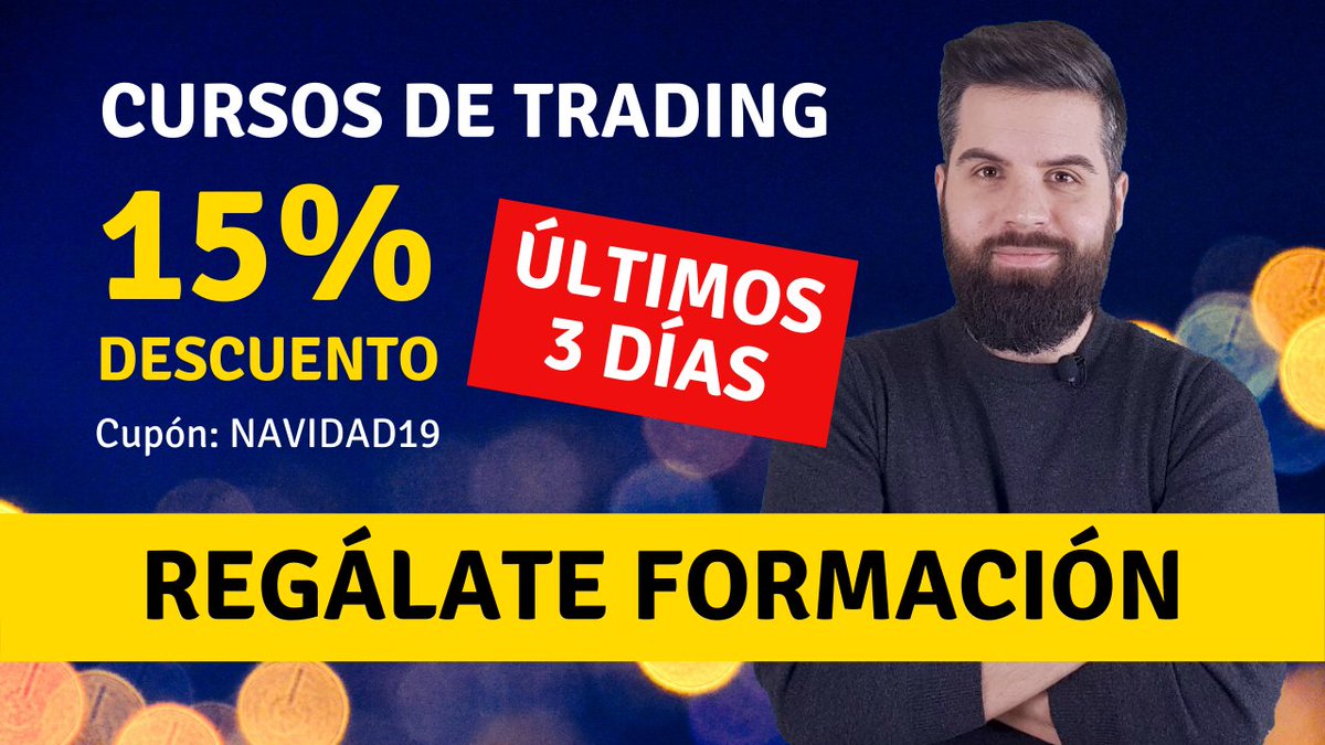 CodigoTrading's tweet photo. 🎁 Este 2020 Regálate Formación 📣 Últimos 3 días
🔥 15% DESCUENTO 🔓 Cupón: NAVIDAD19
✅ https://t.co/2NLiT4DSyz
·
#pago #flexible #sequra #descuento #navidad #codigotrading #codigoa #codigopro #codigoelite #dave #cursogratis #inversion #libertad #independencia #vida #trading https://t.co/Hc2KbdlcTW
