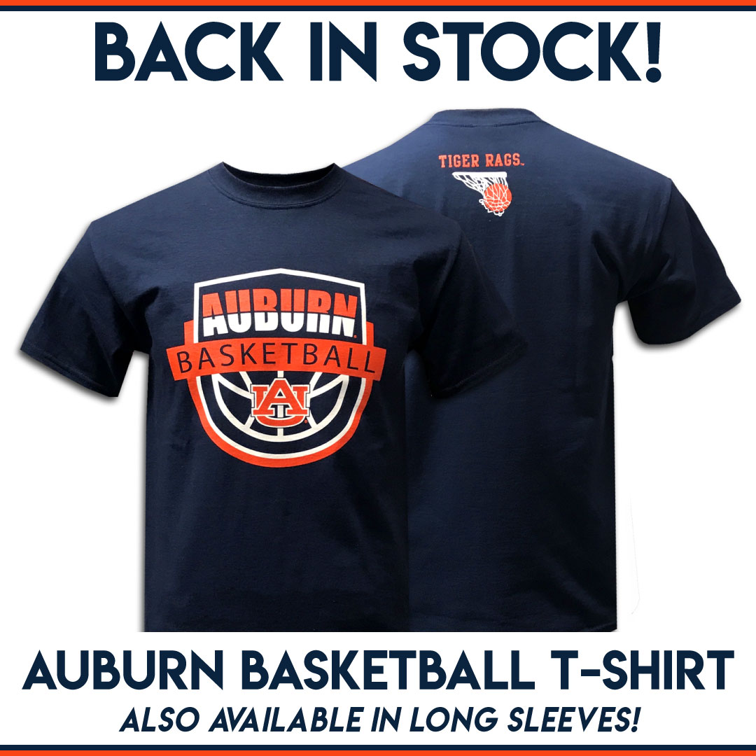 TigerRags's tweet image. This Fan Favorite Design For Auburn Basketball Is Back In Stock! #BackInStock #AuburnBasketball #TigerRags - mailchi.mp/tigerrags/this…