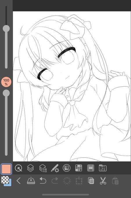 さてどんな色に塗ろうかな～ 