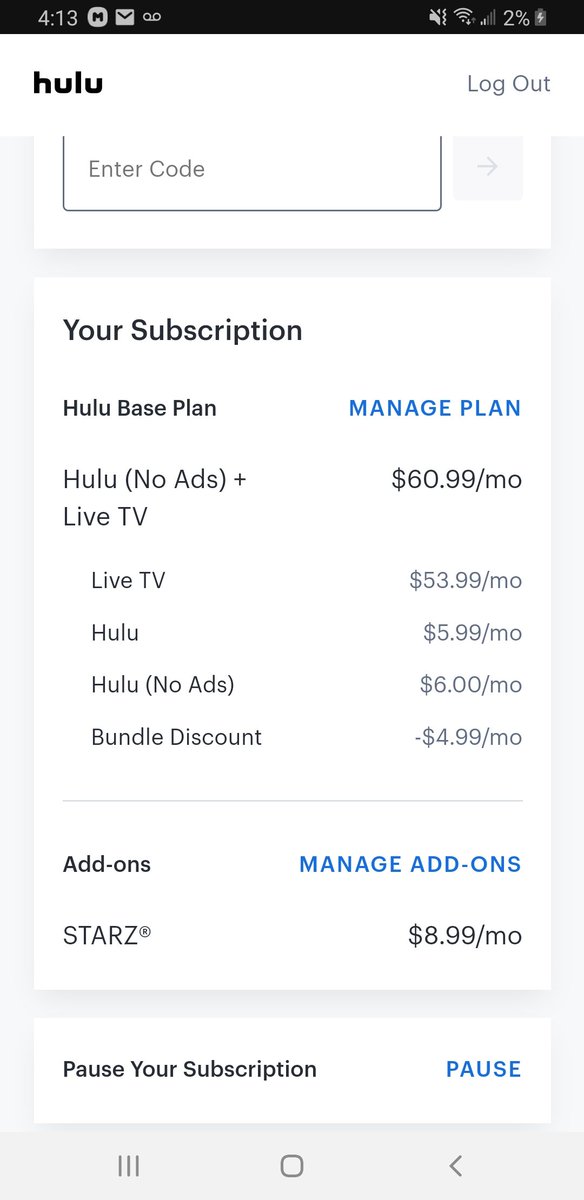 IamFiz615's tweet photo. Come on @hulu how are you going to charge me for no ADs but I'm still getting ADs #HelpMe https://t.co/xQ7Nhs9hhM