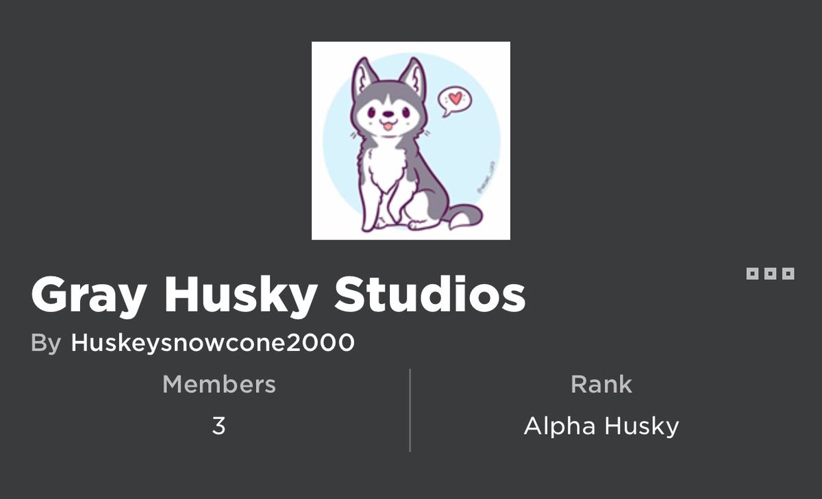 husky_studios's tweet photo. Join my group on roblox! https://t.co/AgkWrDDrdg