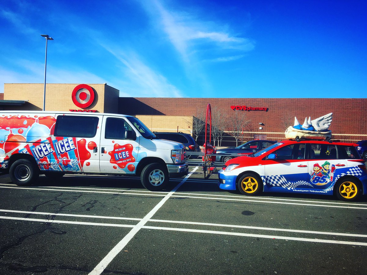 RussLyman's tweet photo. Delicious Icee Van Vs Scion MKart
#russlyman #scionxa #scion #toyota #toyotaist #ist #urbancruiser #toyotaurbancruiser #jdm #jdmlifestyle #jdmculture #jdmnation #japanflow #japancars #carphotography #nintendo #mariokart #videogame #gamer #cosplaycar #racecar https://t.co/LjLECD8Ynu