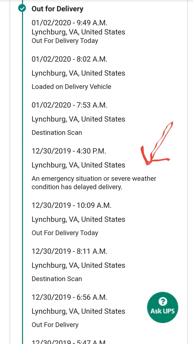 Wirenut434's tweet image. Hey @UPS...why is there an emergency or severe weather delay on almost every pkg we get recently? Was this one involved in a terrible accident? Looks like Ace Ventura delivered it 🤦‍♂️#customerservice #handlewithcare