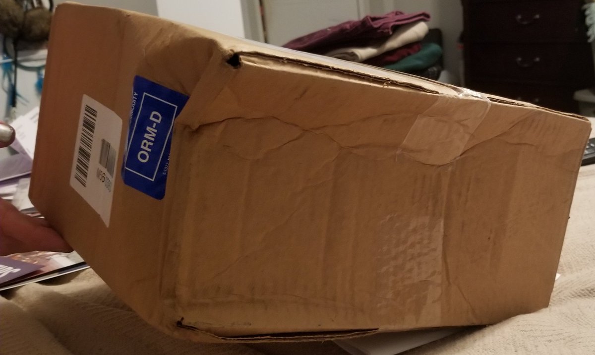 Wirenut434's tweet image. Hey @UPS...why is there an emergency or severe weather delay on almost every pkg we get recently? Was this one involved in a terrible accident? Looks like Ace Ventura delivered it 🤦‍♂️#customerservice #handlewithcare