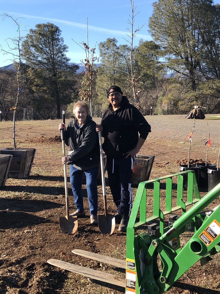 My mom, friends and family are celebrating 2020 today by planting 20 trees on the family farm. Happy New Year, everyone.
