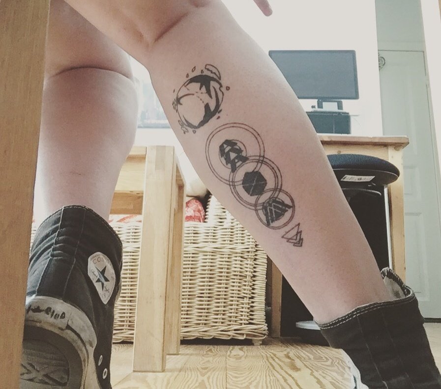 My new Hunter tattoo is a love letter to Destiny  rDestinyTheGame