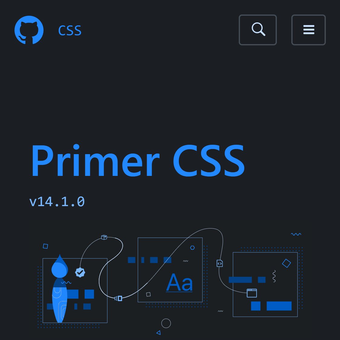 Screenshot of Primer CSS