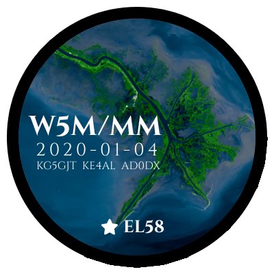 KG5GJT's tweet photo. I want to be upfront about my role in the W5M/MM activation of #EL58. I’ll be working FM passes. I plan to work the passes with my HT. If I disrupt the passes too much or can’t make QSO’s @ad0dx & @KE4ALabama will take over with different radios & more power to get the job done. https://t.co/JVeoUpt3gc