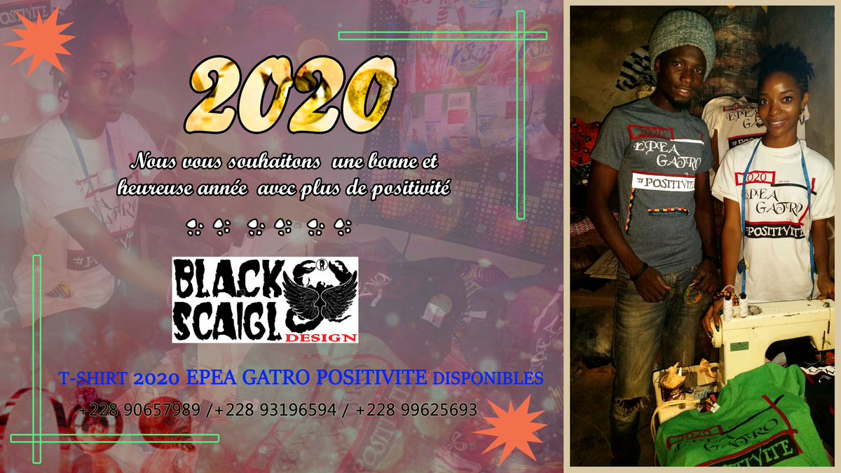 BlackScorpid's tweet photo. Nouvel an
Bonne et heureuse année à vous
T-SHIRT #2020_epeagatro_positivité https://t.co/lkBmnLMUXB