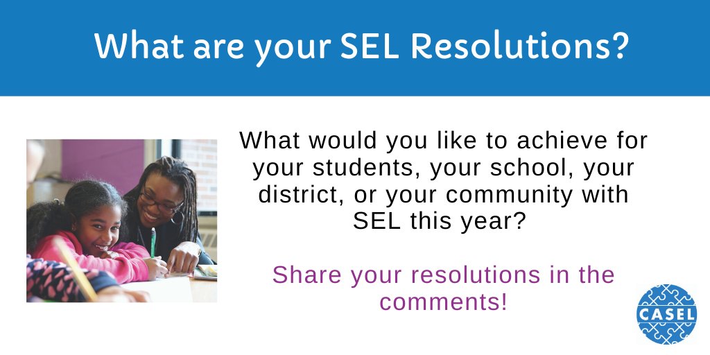 caselorg's tweet photo. Tell us your New Year's resolutions for #SEL! https://t.co/8xKPvPIqgd