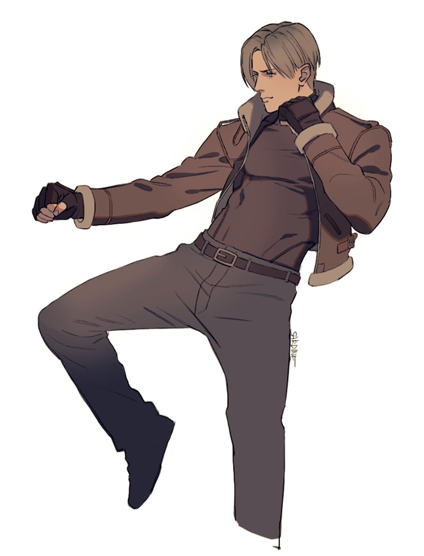 wanted to see how Leon changed in my paintings
2 / 4 / 6 