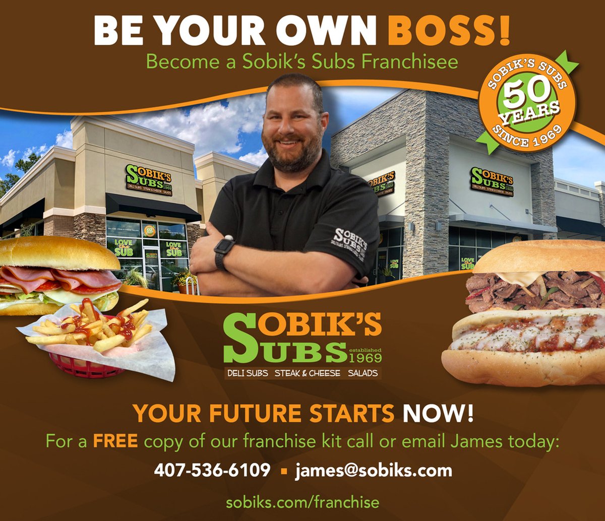 Is 2020 the year you become your own boss? 

#sobiks #subs #franchiseownership