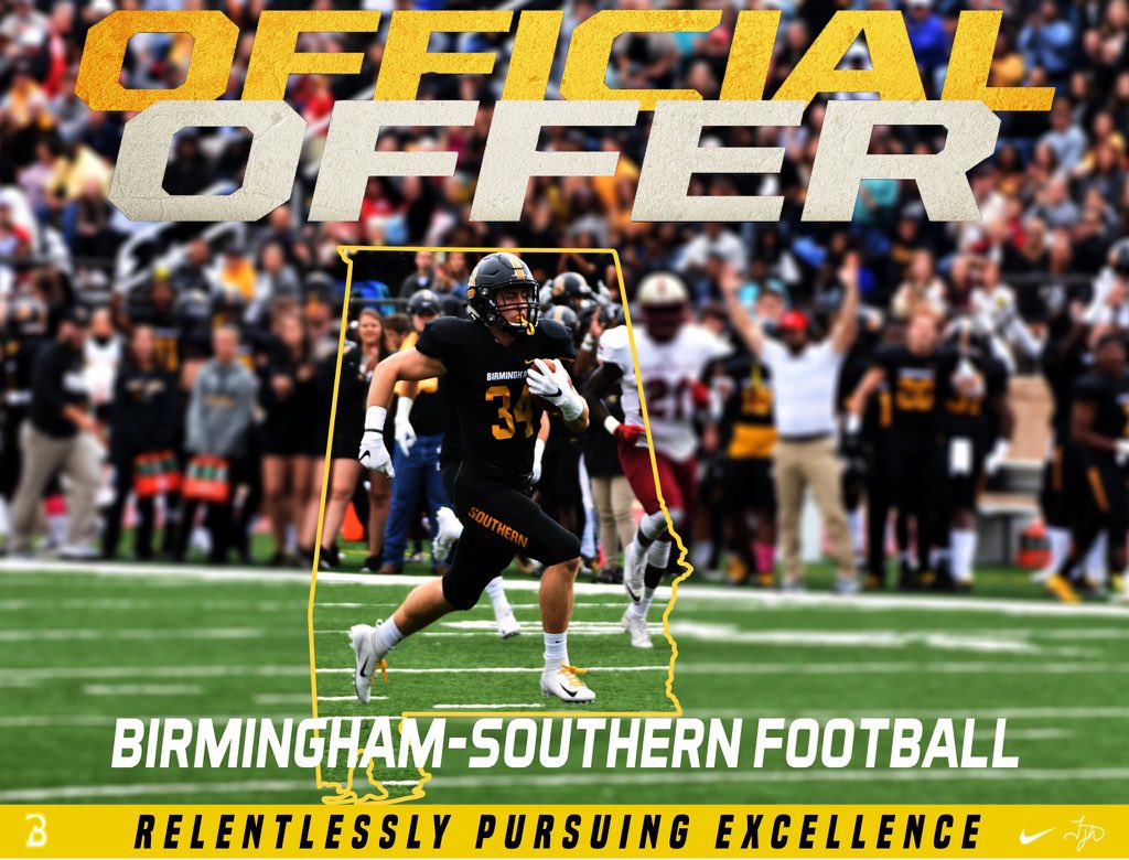 Blessed to receive and Offer from Birmingham Southern <a href="/JohnPerin/">John Perin</a> <a href="/Coach_MKemper/">Matt Kemper</a> <a href="/RecruitGeorgia/">Recruit Georgia</a> <a href="/super8753/">scott hamilton</a> @roswellrecruits