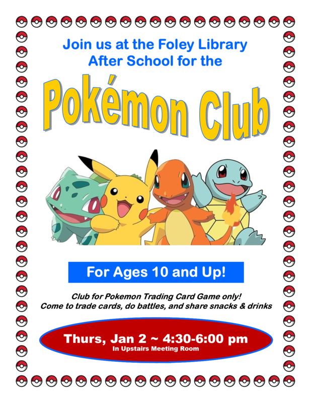 School Library Pokémon Club Application