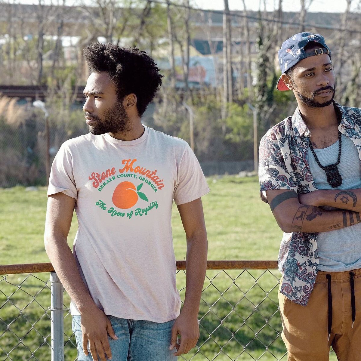 Can you picture Donald in our new Stone Mountain tee? We designed it with inspiration from the vintage tees he’s always wearing. Link in our bio! #donaldglover #childishgambino