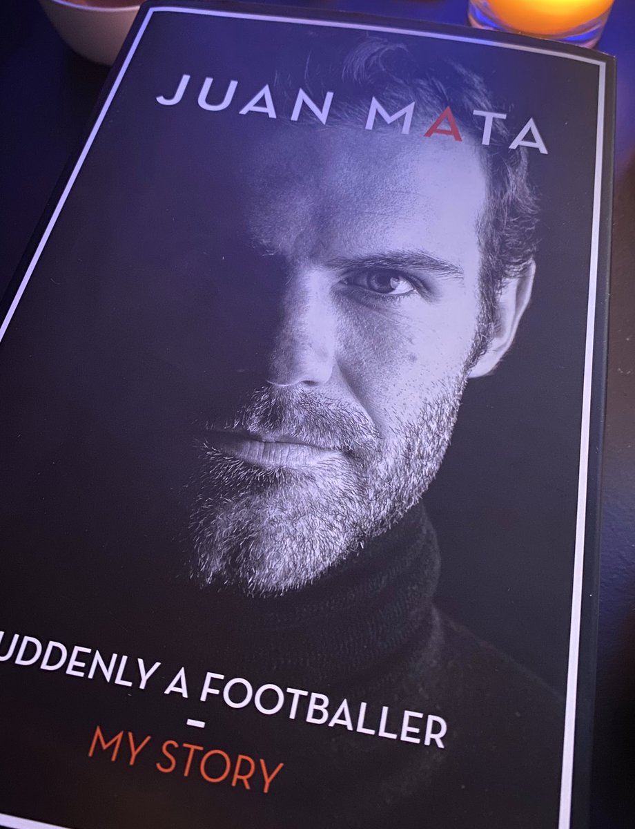 AshKemp1234's tweet photo. Not very far into the new @juanmata8 book. However it’s very good! ⚽️ https://t.co/inddU7vUB0